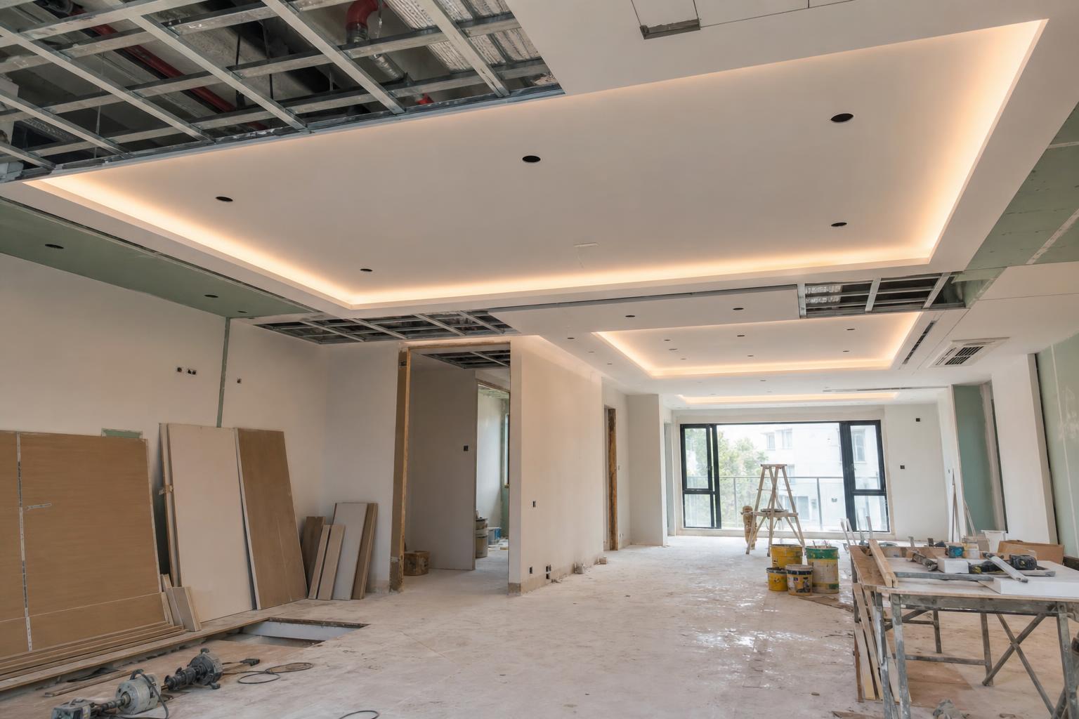 Controsoffitto con illuminazione LED